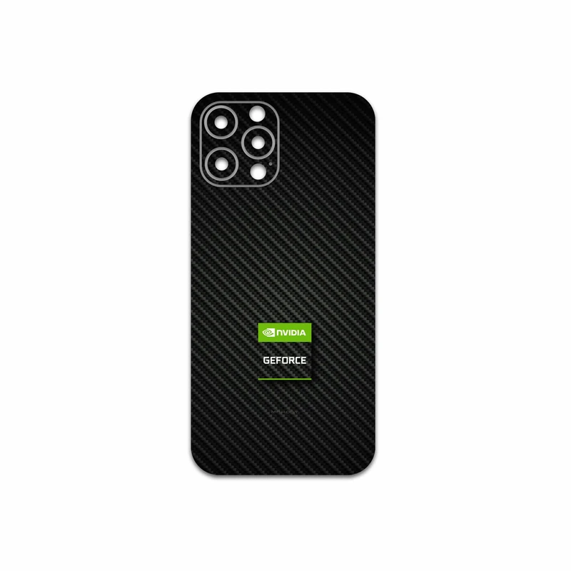 برچسب پوششی ماهوت مدل Nvidia Brand مناسب برای گوشی موبایل اپل iPhone 12 Pro Max