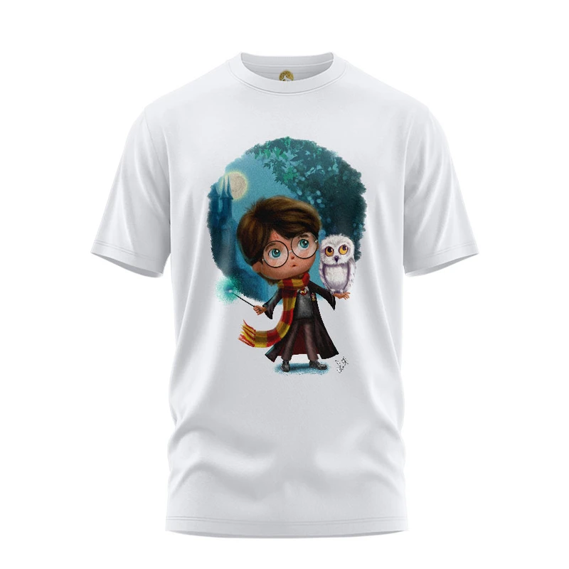 تی شرت آستین کوتاه مردانه هومرو مدل TW515 طرح هری پاتر