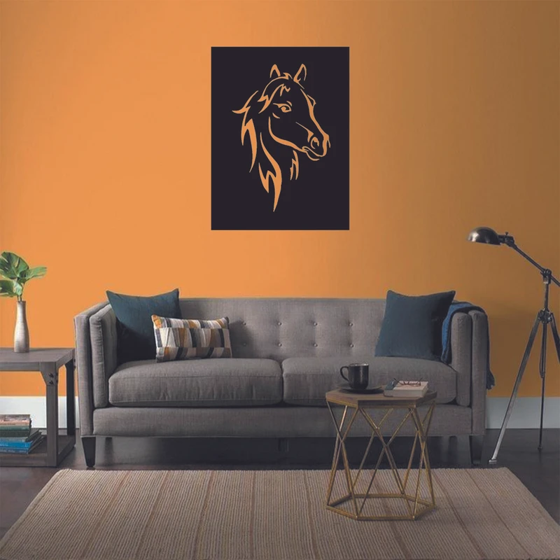 استیکر مدل چوبی طرح اسب کد S88