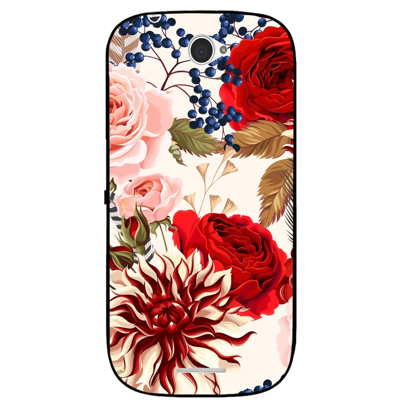 کاور مگافون طرح گل مدل 7350 مناسب برای گوشی موبایل سونی Xperia E4      