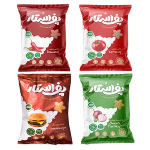 اسنک پف استار چهار جوانه -50 گرم بسته 4 عددی
