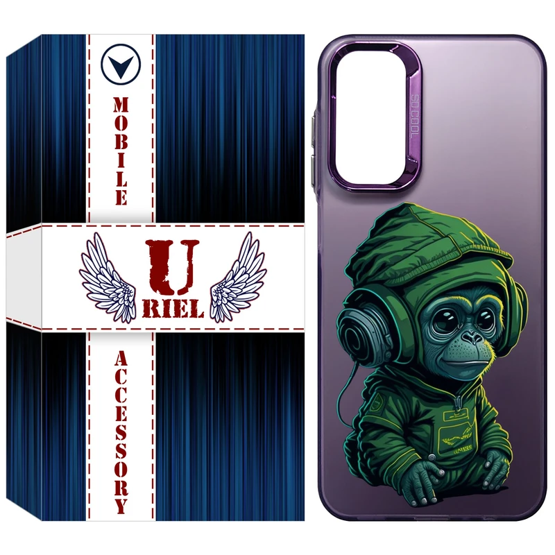 کاور یوریل مدل SCL کد 45 طرح میمون سبز مناسب برای گوشی موبایل سامسونگ Galaxy A15 4G / A15 5G