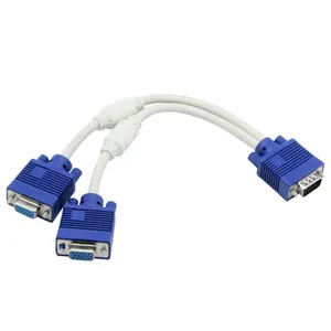 VGA Splitter Cable 1 PC to Dual Monitor