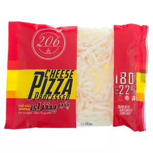 پنیر پیتزا پروسس رنده شده 206 مقدار 180 گرم
