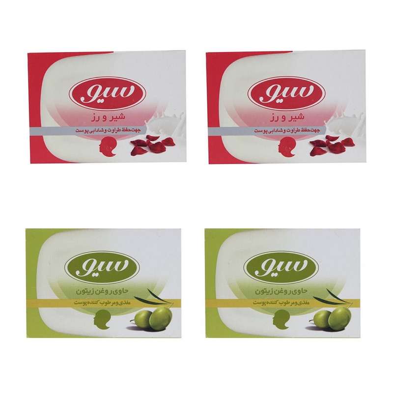 صابون شستشو سیو مدل RO وزن 125 گرم بسته 4 عددی