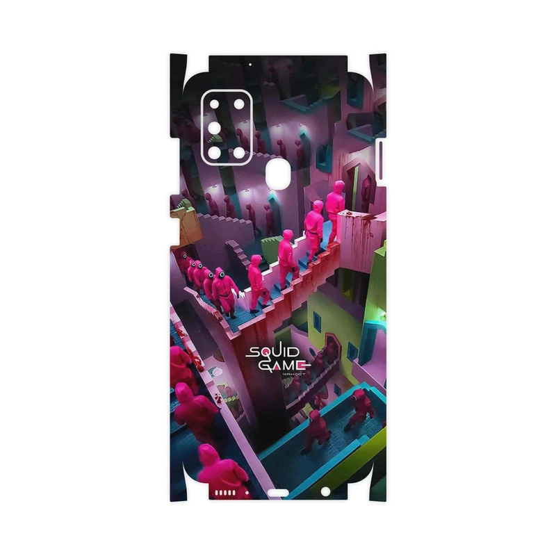 برچسب پوششی ماهوت مدل Squid Game-FullSkin مناسب برای گوشی موبایل سامسونگ Galaxy A21s
