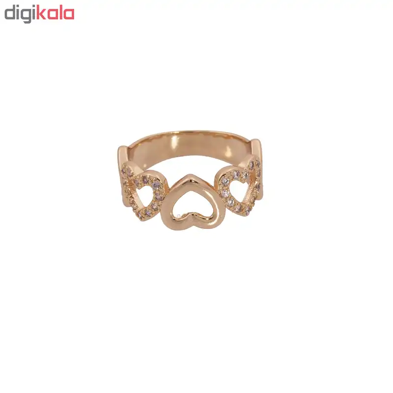 انگشتر زنانه ماصرم طرح قلب کد AN1161