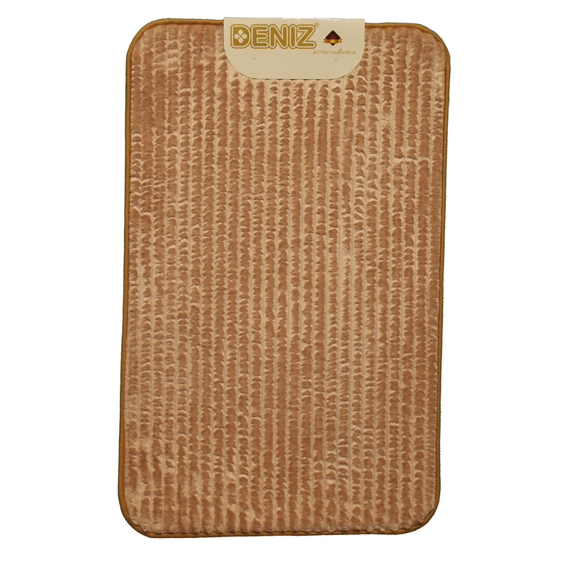 پادری دنیز مدل مخمل طرح استریپس سایز 80x50 سانتی متر