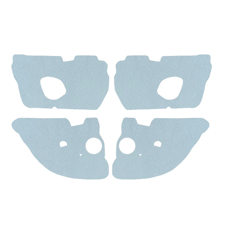 عایق صداگیری درب خودرو مدل 2 لایه OROMCUT مناسب برای پژو 206 مجموعه 4 عددی