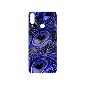 MAHOOT Purple Feather Cover Sticker for LG W30