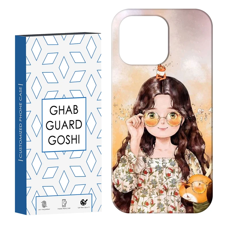 کاور قاب گارد گوشی طرح دخترانه کد Dimo-779 مناسب برای گوشی موبایل اپل IPHONE 13 PRO