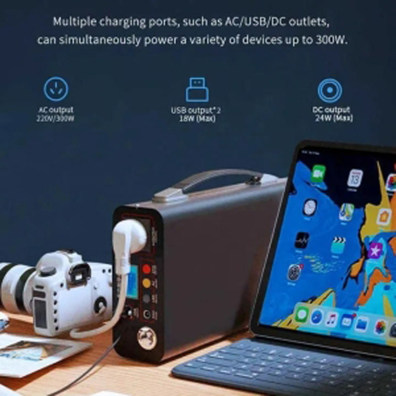 باتری خورشیدی مدل SY-A1S-300W ظرفیت 60000 میلی آمپر ساعت