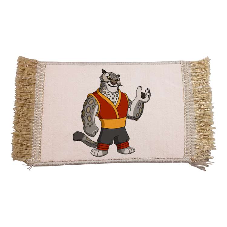 فرش ماشینی دیوارکوب مدل پاندا کونگ فو کار کد 93