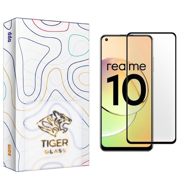 محافظ صفحه نمایش شیشه ای تایگر گلس مدل APL2 مناسب برای گوشی موبایل ریلمی 10 4G