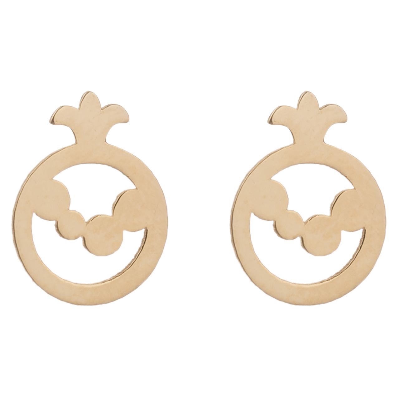 گوشواره طلا 18 عیار  درنیکا  مدل De5014