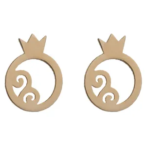 گوشواره طلا 18 عیار  درنیکا  مدل De5015