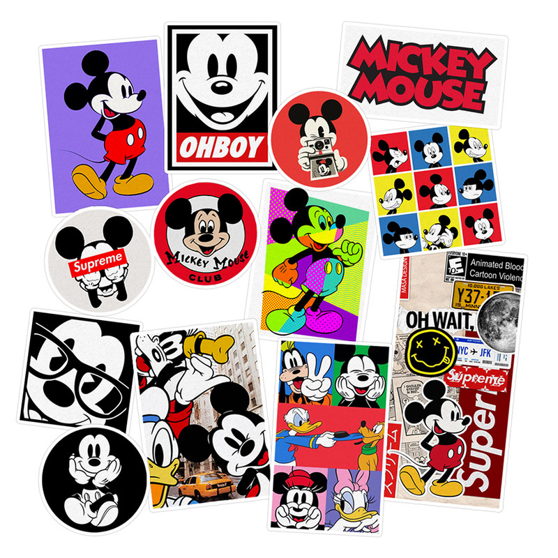 استیکر لپ تاپ ماسا دیزاین طرح Mickey Mouse کد COLS20 مجموعه 13 عددی