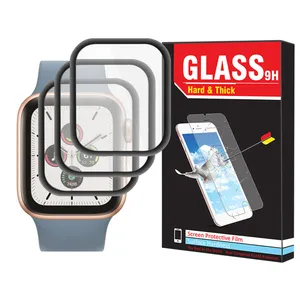 Hard And Thick NHT Nano Screen Protector For Apple Watch Series 7 SE 44mm Pack of 3