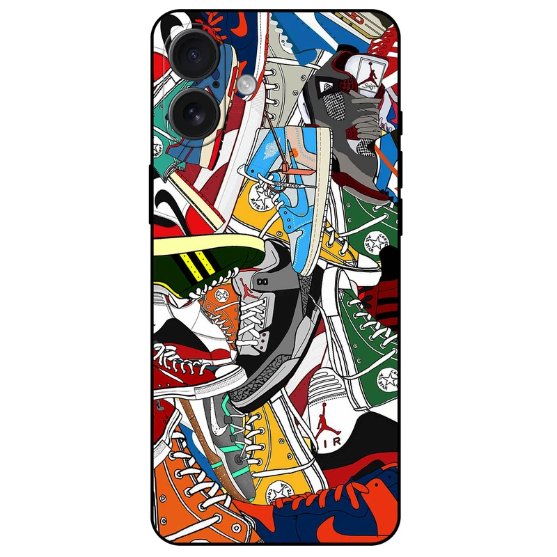 کاور مگافون طرح کفش مدل 7704 مناسب برای گوشی موبایل اپل iPhone 16 Plus 