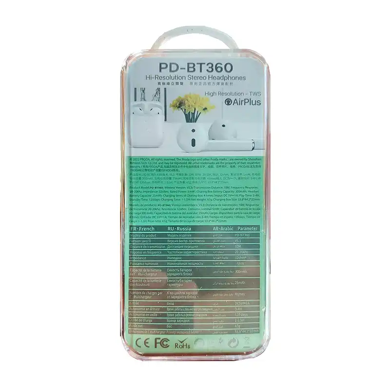 هندزفری بلوتوثی پرودا مدل PD-BT360
