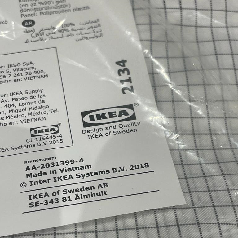 کاور کت و شلوار ایکیا کد 50370876 مجموعه 3 عددی