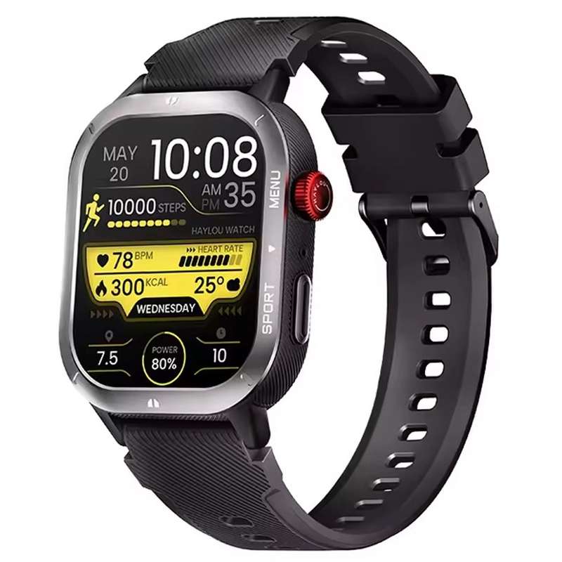 ساعت هوشمند 50 میلیمتری هایلو مدل IRON Neo با بند سیلیکونی ساعت هوشمند 50 میلیمتری هایلو مدل IRON Neo با بند سیلیکونی