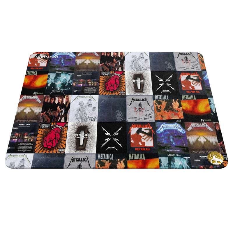 ماوس پد هومرو مدل A6124 طرح متالیکا