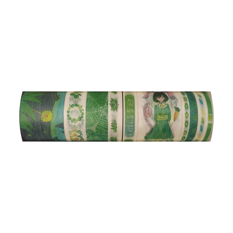 نوار چسب واشی مدل دلتنگی بسته 10 عددی 