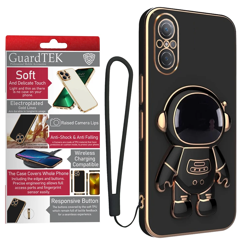 کاور گاردتک آساک مدل Astronaut Strap مناسب برای گوشی موبایل هوآوی Nova 9se به همراه بند