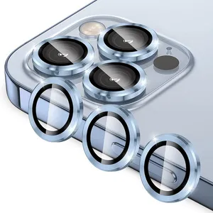 محافظ لنز دوربین رینگی مدل Alloy Glass کد 07 مناسب برای گوشی موبایل اپل iphone 12 Pro
