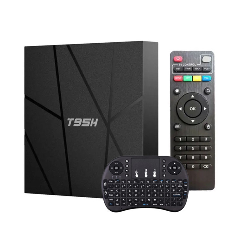 اندروید باکس تی ناینتی فایو مدل H 64/4GB به همراه کیبورد بی سیم اندروید باکس تی ناینتی فایو مدل H 64/4GB به همراه کیبورد بی سیم