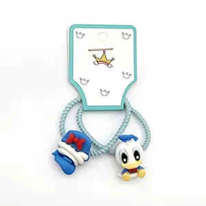 کش مو دخترانه مدل دانل داک کد KSH636-BL بسته 2 عددی