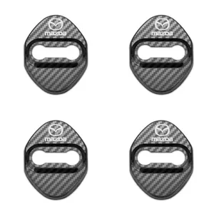 کاور قفل درب خودرو مزدا مدل 5color3D مناسب برای مزدا 3 نیو بسته 4عددی