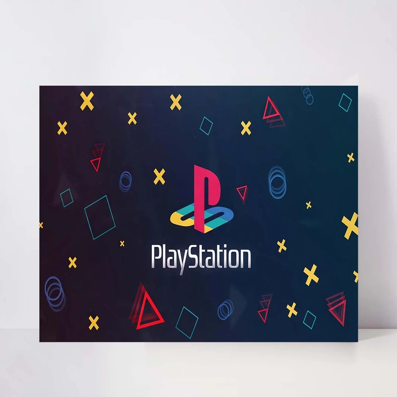 تابلو شاسی مدل playstation logo background کد S-14046