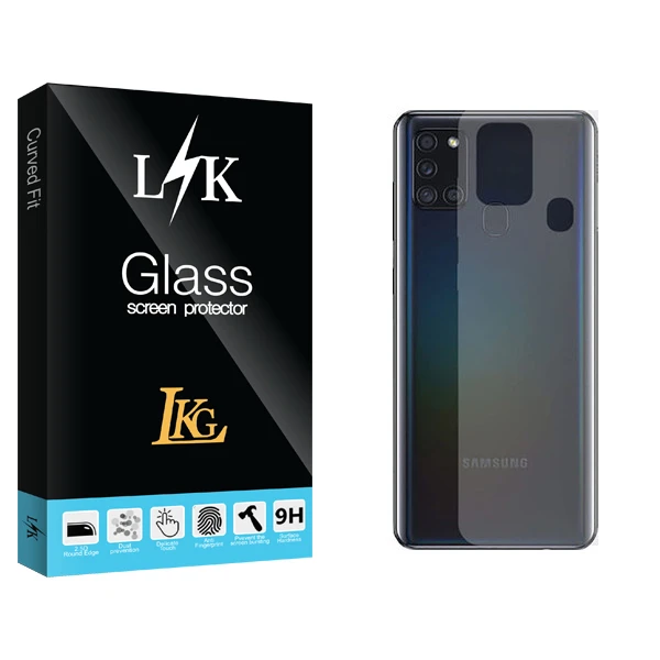 محافظ پشت گوشی ال کا جی مدل LK Glass مناسب برای گوشی موبایل سامسونگ Galaxy A21s