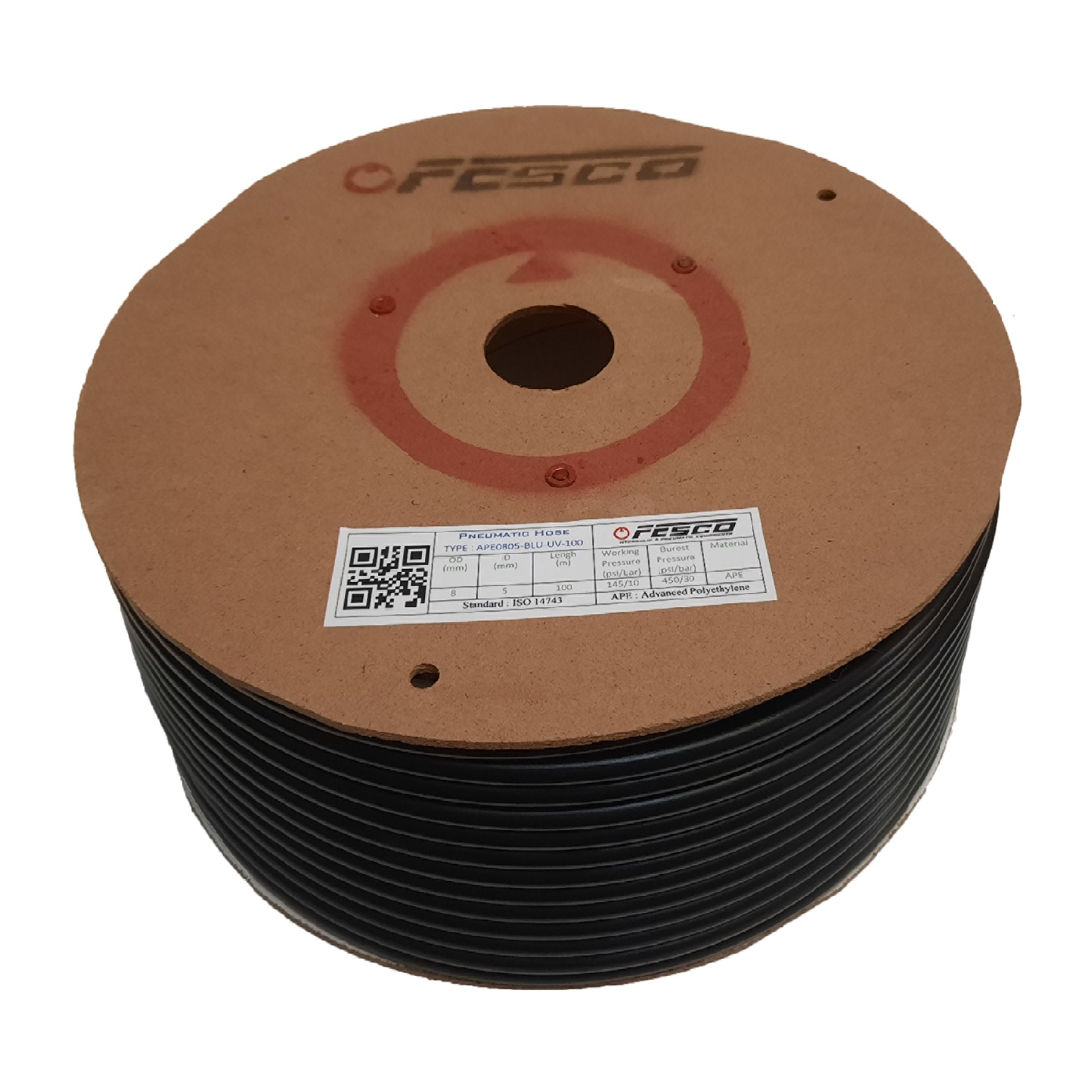شلنگ پنوماتیک فسکو مدل APE0805 طول 100 متر