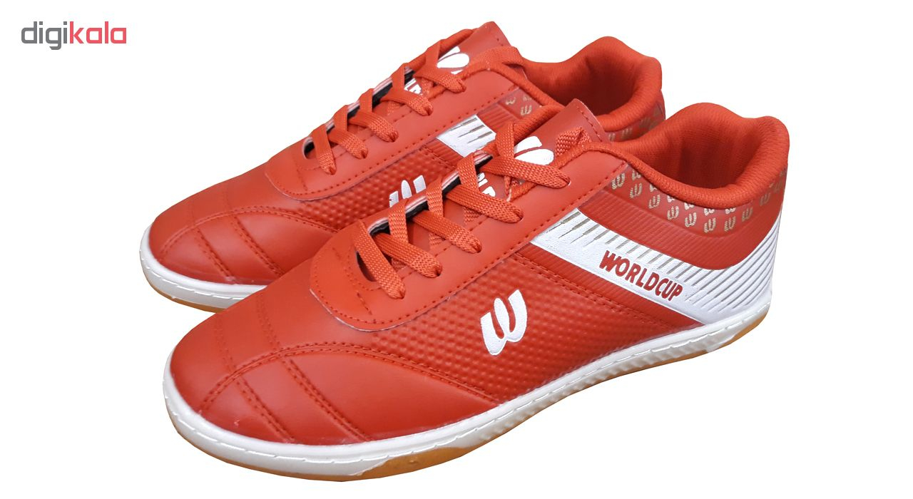 کفش فوتسال مردانه مدل WORLDCUP RED