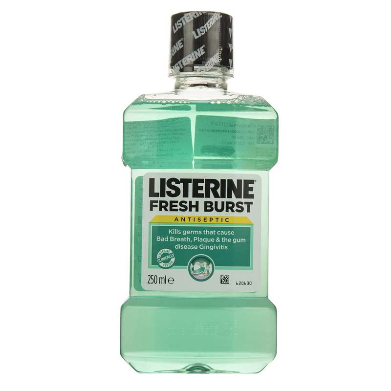 دهان شویه لیسترین مدل Fresh Burst حجم 250 میلی لیتر