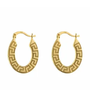 گوشواره طلا 18 عیار زنانه الن نار مدل EL1072