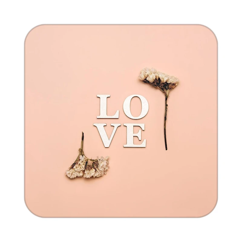 زیر لیوانی کاکتی طرح عاشقانه مدل mp37000