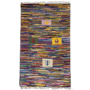 گبه دستباف نیم متری کد 700