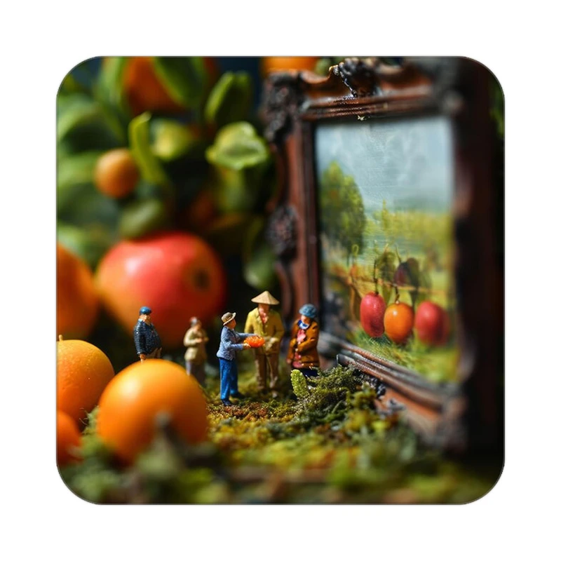 زیر لیوانی کاکتی طرح میوه مدل mp22729