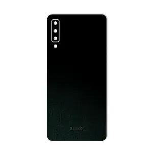 MAHOOT Black-suede Special Cover Sticker for SAMSUNG A7 2018