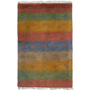 گبه دستباف نیم متری کد 9707195