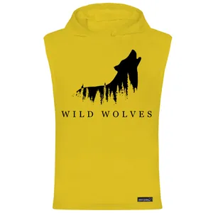 تاپ کلاه دار مردانه 27 مدل Wild Wolves کد MH56