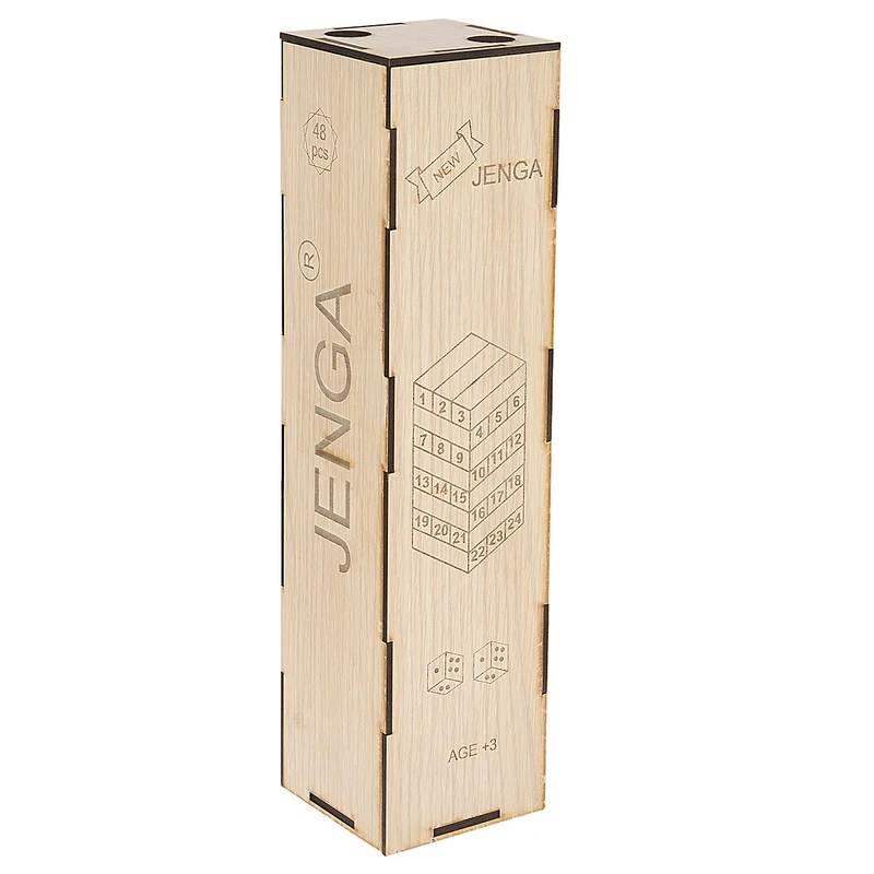 بازی جنگا مدل Wooden 48 Pcs