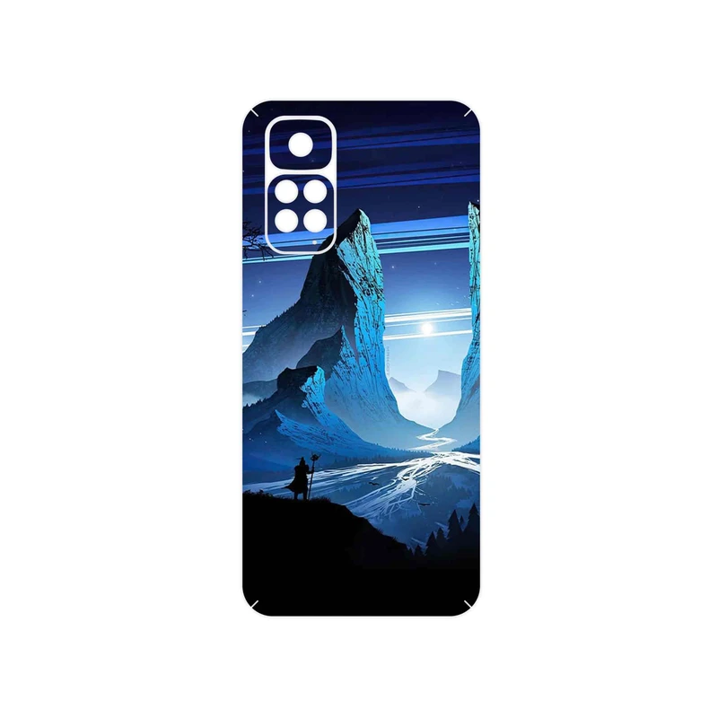 برچسب پوششی ماهوت مدل Blue Mountains Digital Art مناسب برای گوشی موبایل شیائومی Redmi Note 11S