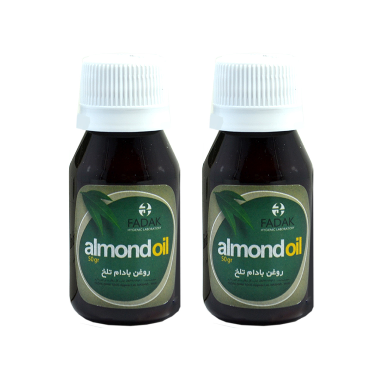  روغن بادام تلخ تنیش مدل Almond oil حجم 50 میلی لیتر مجموعه دو عددی