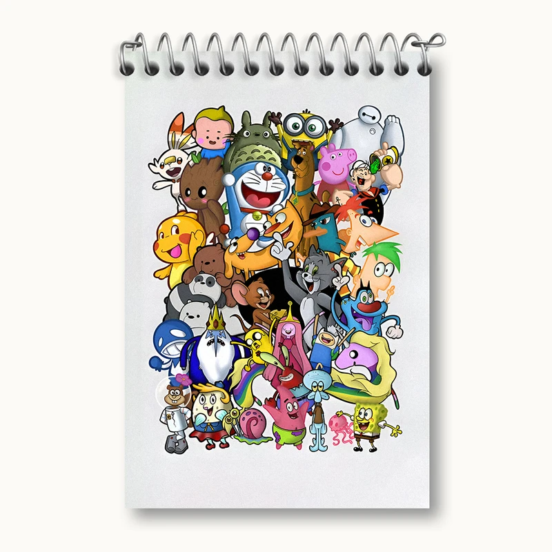 دفتر یادداشت 50 برگ خندالو طرح انیمیشن کد N3836