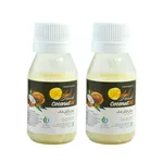 روغن نارگیل فدک مدل coconut oil حجم 50 میلی لیتر مجموعه 2 عددی